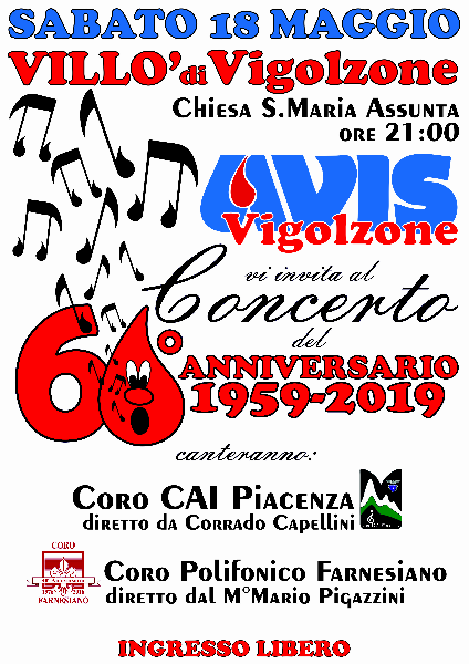 locandina concerto CAI